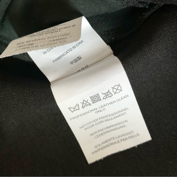 J Crew Leather Stripe Pixie Pant Black - Picture 10 of 15